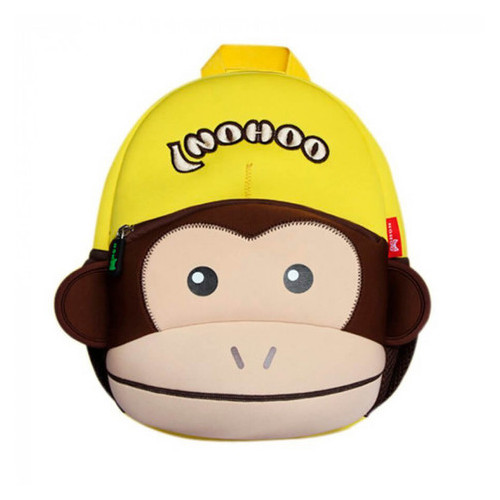 Дитячий рюкзак Nohoo Мавпа Коричневий з жовтим (NH021Y) фото №1