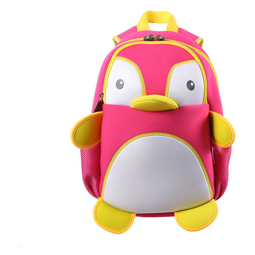 Дитячий рюкзак Nohoo Пінгвін Рожевий з білим (NH011P) фото №1