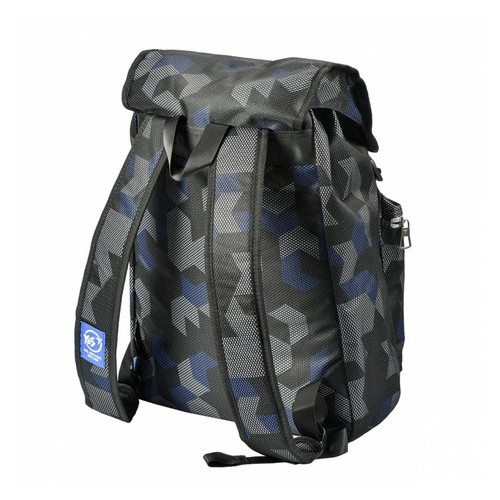 Шкільний рюкзак YES T-71 Double up чорний/синій 558362 фото №2