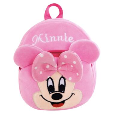 Дитячий рюкзак Мінні Маус Disney 21*20*6,5 рожевий плюшевий фото №8