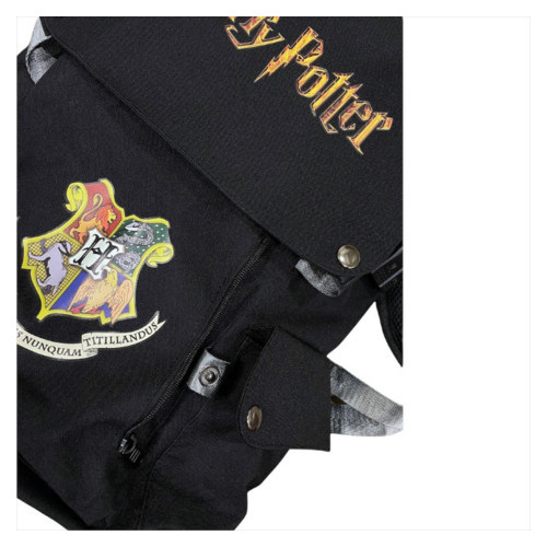 Шкільний рюкзак LifeFLUX Герб Хогвартсу Disney з USB портом чорний (1617-2019) фото №6