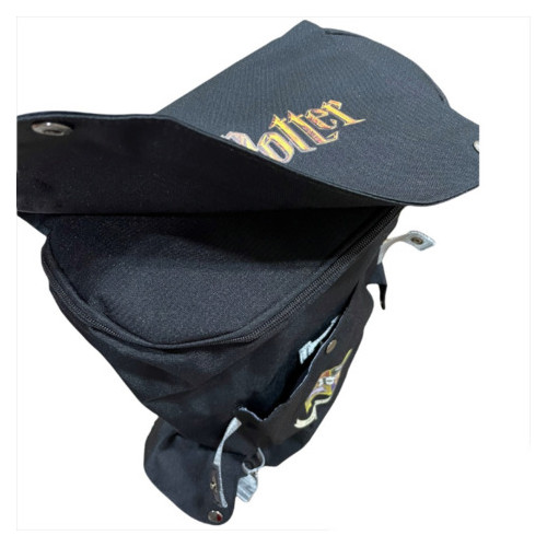 Шкільний рюкзак LifeFLUX Герб Хогвартсу Disney з USB портом чорний (1617-2019) фото №4