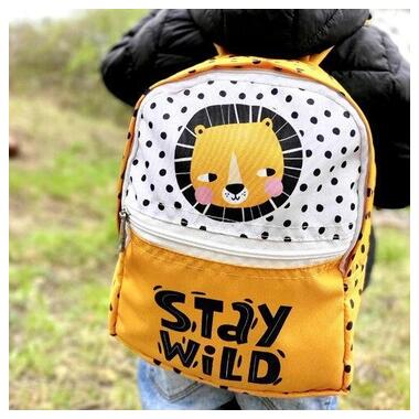 Рюкзак дитячий Light Stay wild (лев) RDL_20A013_WH фото №1