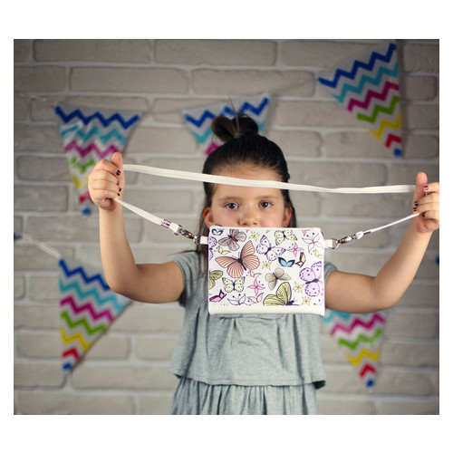 Сумка для дівчинки Little fairy Метелики різнокольорові SF_15A010_WH фото №2