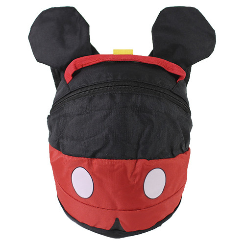 Дитячий рюкзак Lesko W640 Mickey Mouse дошкільний з ремінцем анти-втратою для прогулянки фото №1