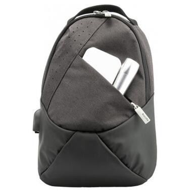 Рюкзак шкільний Optima 17.5 Techno унісекс 0.7 кг 16-25 л Коричневий з виділеними елементами (O96910-01) фото №5