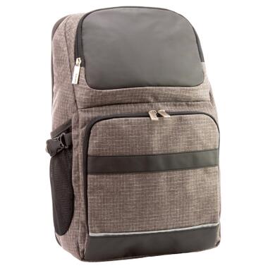 Рюкзак шкільний Optima 18.5 Techno чоловічий 0.7 кг 6-15 л Світло-коричневий (O96915-02) фото №1