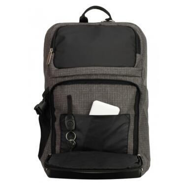 Рюкзак шкільний Optima 18.5 Techno чоловічий 0.7 кг 6-15 л Світло-коричневий (O96915-02) фото №3