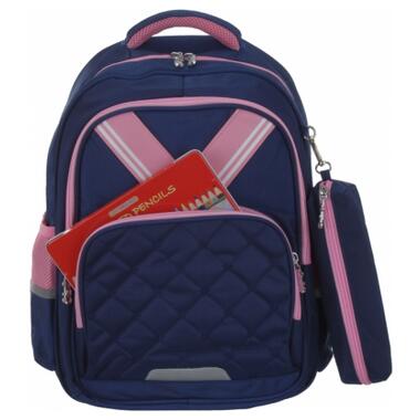 Рюкзак шкільний Cool For School 16 для дівчаток 17 л Синій (CF86820) фото №5