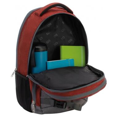 Рюкзак шкільний Cool For School 43 x 28 x 15 см 18 л Червоно-сірий (CF86347) фото №5