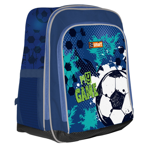 Шкільний рюкзак Smart H-55 My Game синій (558021) фото №1