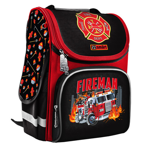 Шкільний рюкзак каркасний Smart PG-11 Fireman (559015) фото №1