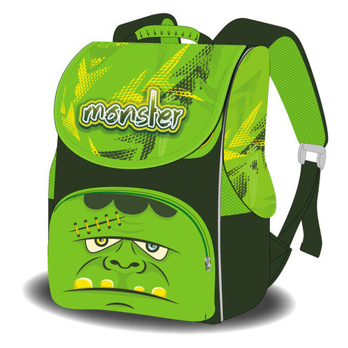 Шкільний рюкзак Smile Monster 988837 Зелений фото №1