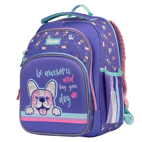 Рюкзак шкільний 1Вересня S-106 Corgi фіолетовий (552285) фото №2