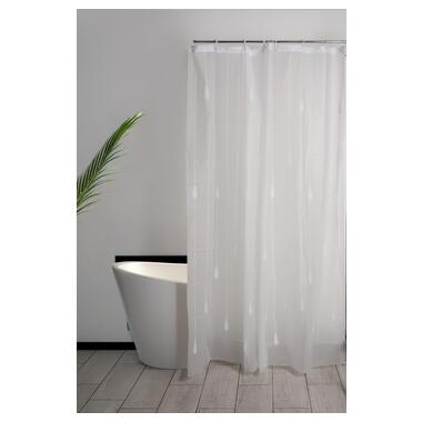 Аксессуары для ванной IDEA HOME DS-SC260 Grey-Drop шторка д/ванни 180х200 см (DS-SC260 Grey-Drop) фото №3