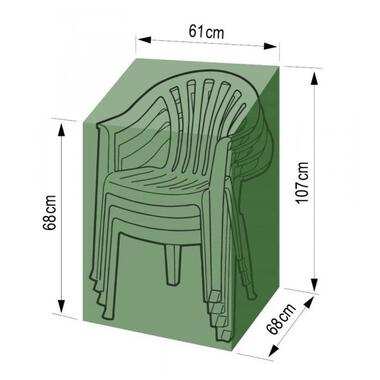 Чохол на присадибні стільці FLO 61x68x107 cm, поліетиленовий (92100) фото №3