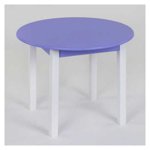 Столик круглий 60 фіолетовий (83321) фото №1