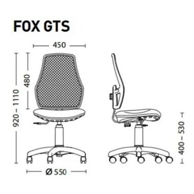 Дитяче крісло Fox GTS White P OH/3 LS-02 фото №2