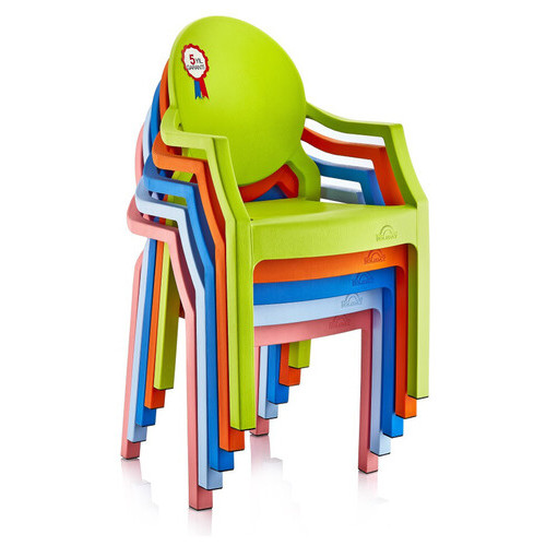 Крісло дитяче Irak Plastik Afacan зелене фото №3