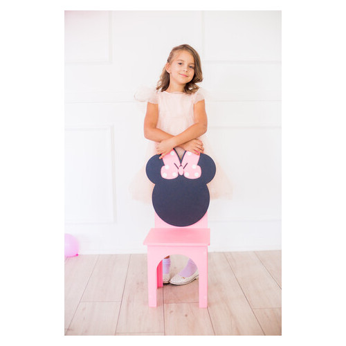 Комплект KiddyRoom Микки стол + 2 стула Розовый фото №2