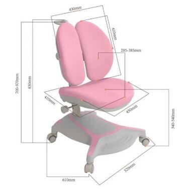 Дитяче крісло Cubby Bunias Pink Cubby (Bunias Pink) фото №10