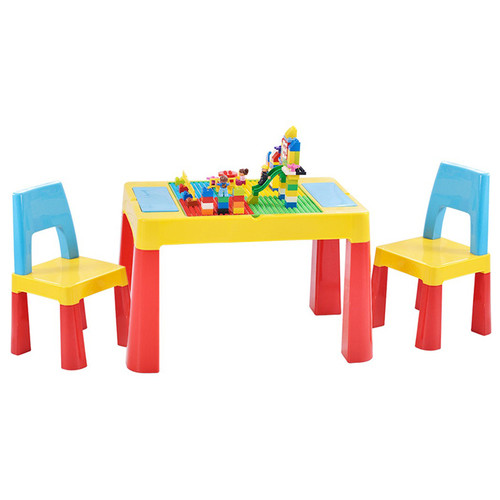 Многофункциональный детский стол и стульчики Bestbaby BS-8811 Красный (7089-23828) фото №4
