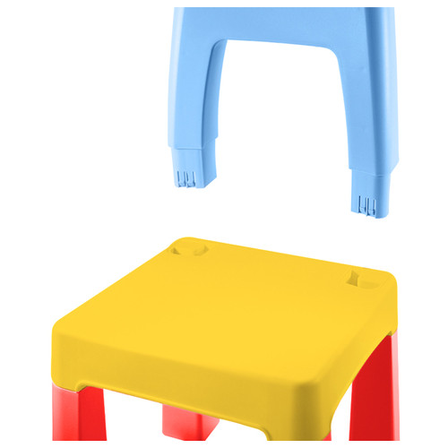 Многофункциональный детский стол и стульчики Bestbaby BS-8811 Красный (7089-23828) фото №7