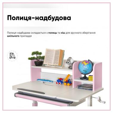 Дитячий стіл Ergokids TH-330 Pink ErgoKids (TH-330 W/PN) фото №4