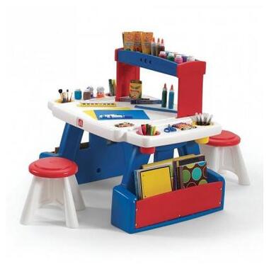 Детский стол Step2 с 2 стульями для творчества CREATIVE PROJECTS (41379) фото №2