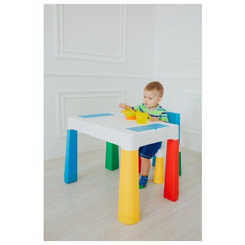 Дитячий багатофункціональний столик 5 в 1 POPPET Колор Блу та стільчик (PP-002B) фото №10