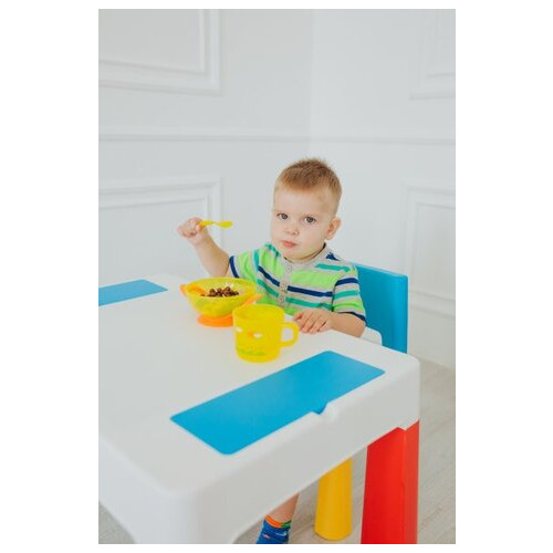 Дитячий багатофункціональний столик 5 в 1 POPPET Колор Блу та стільчик (PP-002B) фото №12