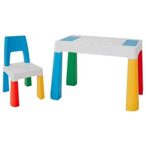 Дитячий багатофункціональний столик 5 в 1 POPPET Колор Блу та стільчик (PP-002B) фото №2