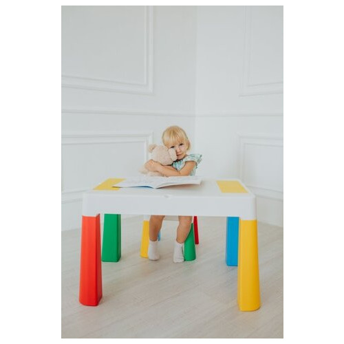 Дитячий багатофункціональний столик 5 в 1 POPPET Колор Йеллоу та стільчик (PP-002Y) фото №12