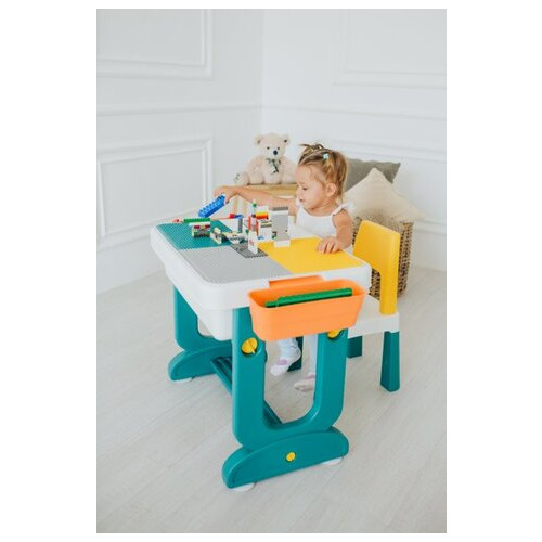 Дитячий багатофункціональний столик 6 в 1 POPPET Трансформер та стільчик (PP-004) фото №11