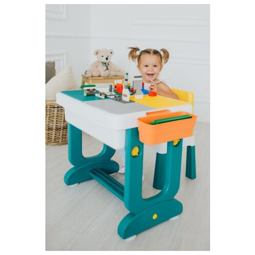 Дитячий багатофункціональний столик 6 в 1 POPPET Трансформер та стільчик (PP-004) фото №13