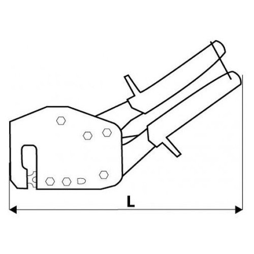 Просікач для гіпсокартону Topex 260 мм (43E101) фото №3