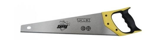 Ножівка по дереву Topex 400 мм, Shark, 7TPI (10A440) фото №1