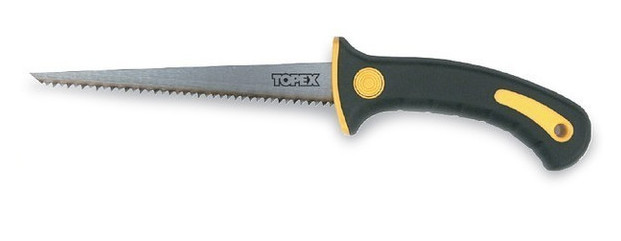 Ножівка з гіпсокартону Topex 150 мм, змінне полотно (10A717) фото №1