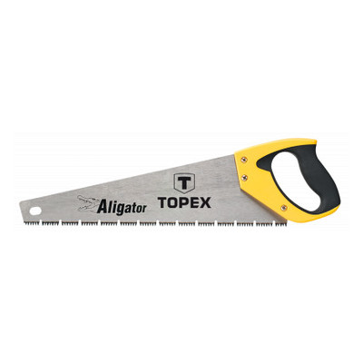 Ножівка Topex по дереву, 400 мм, Aligator, 7TPI (10A441) фото №1