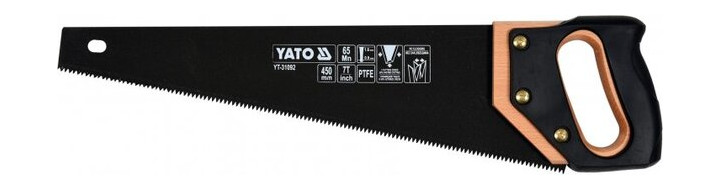 Ножівка по дереву Yato PTFE Yato 450мм 7 зубів/1 (YT-31092) фото №1