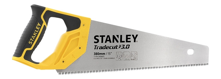 Ножівка для дерева Stanley 380 мм 7 TPI (STHT20348-1) фото №1
