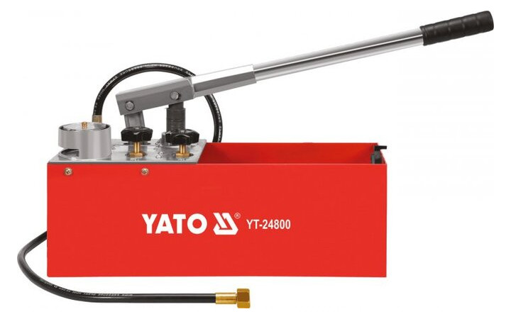 Прес ручний для контролю щільності трубних систем Yato 12л (YT-24800) фото №1