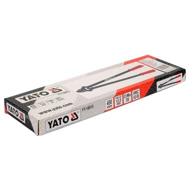 Ножиці для кабелю YATO O= 13,5 мм, макс. переріз S=150 мм2, l= 450 мм [12] YT-18615 фото №3