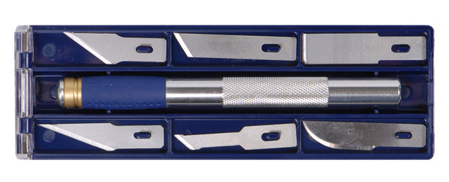Набір ножів моделярських Sigma 6шт утримувач 8214011 фото №1