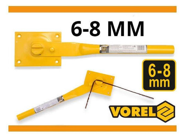Ключ для згинання арматури Vorel 6-8мм 16х12х5мм (49800) фото №2