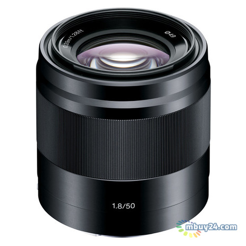 Об'єктив Sony 50mm f/1.8 Black для камер NEX фото №1