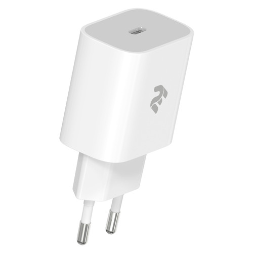 Сетевое ЗУ 2Е Wall Charger USB-C PD3.0 3A, Max 20W, білий (2E-WC1USBC20W-W) фото №3