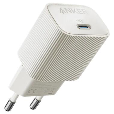 Мережева зарядка ANKER PowerPort 511 Nano IV - 30W USB-C (Білий) фото №1