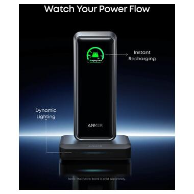 Сетевое зарядное устройство Anker Charging Base for Anker Prime 150W Black (A1903G11) фото №5