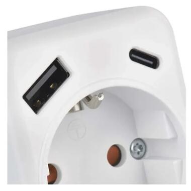 Зарядное устройство EMOS 1xUSBA + 1xUSBC PD20W (P0075) фото №6